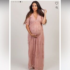 PINKBLUSH maternity dress (post-bump friendly)